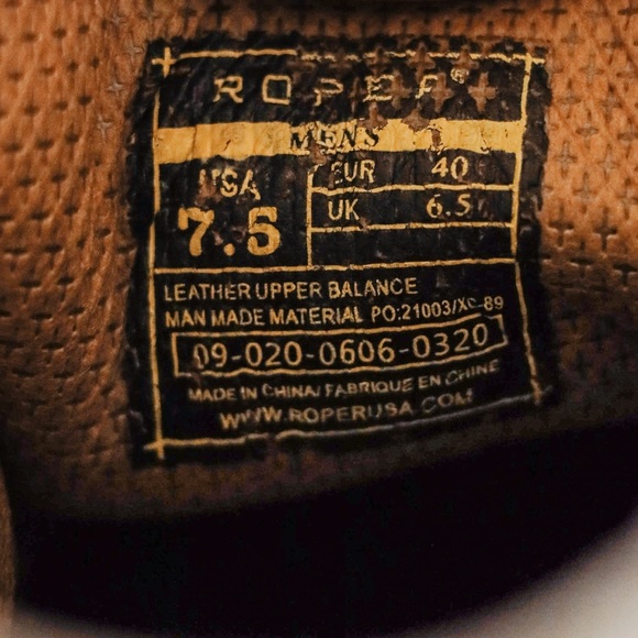 Men’s lace up Roper moccasins - Picture 5 of 7